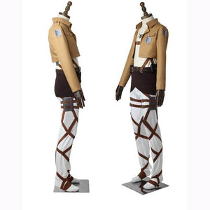 Captain Levi Cosplay Full set Levi Ackerman Mikasa Cosplay Costume Attack on Titan Survey Corps Cosplay-Attack on Titan, Featured Collection, New Arrivals - MoonCos