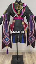 Load and play video in Gallery viewer, Scaramouche Cosplay Costume Anime Game Genshin Impact Cos Shoes Wig Halloween Full Set Kimono
