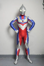 Load image into Gallery viewer, Ultraman Cosplay Helmet Headgear with light Ultraman Tiga Cos Wearable Suit Full set for Performance High quality Toy Ha-Ultraman - MoonCos

