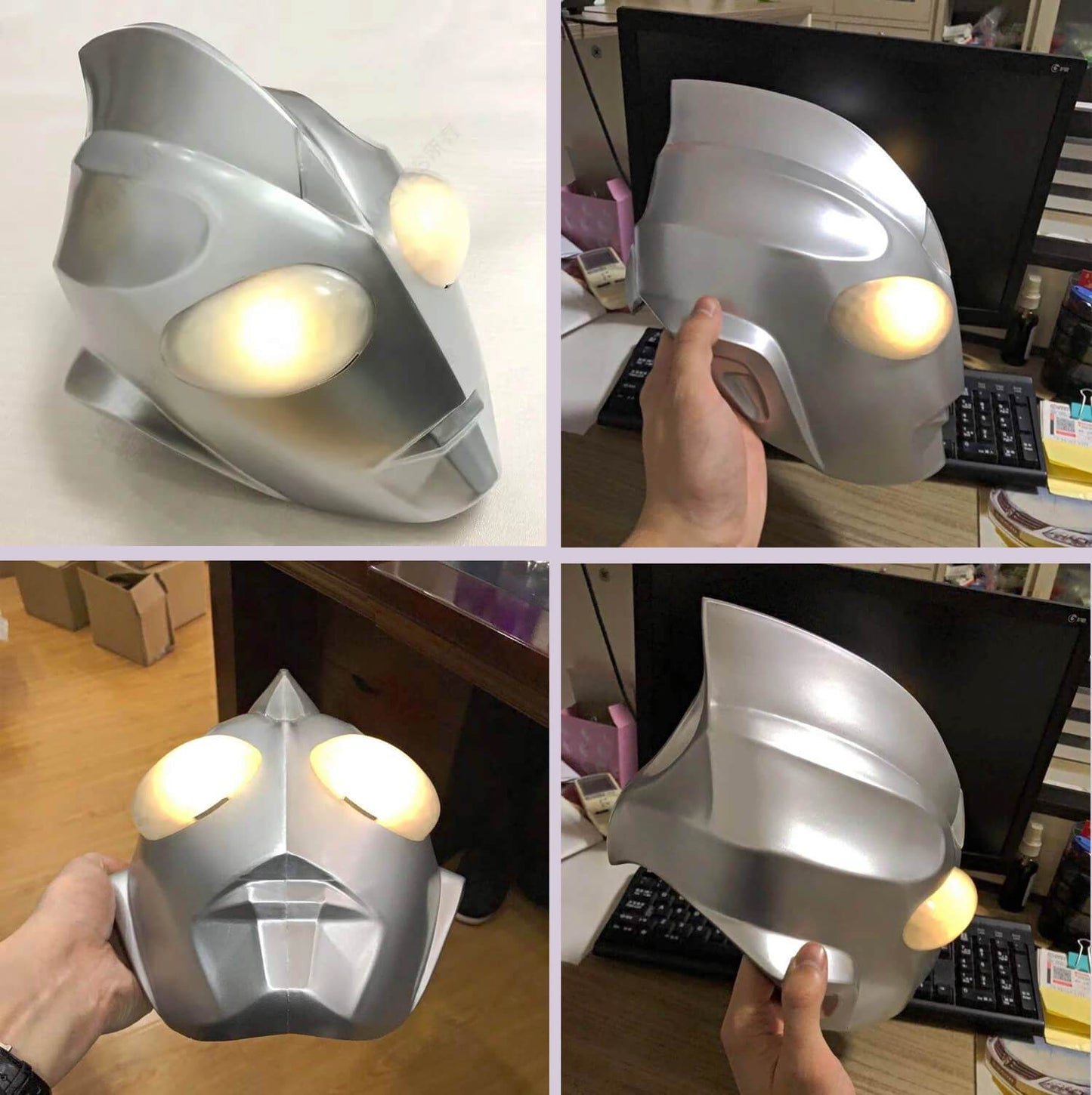 Ultraman Cosplay Helmet Headgear with light Ultraman Tiga Cos Wearable Suit Full set for Performance High quality Toy Ha-Ultraman - MoonCos