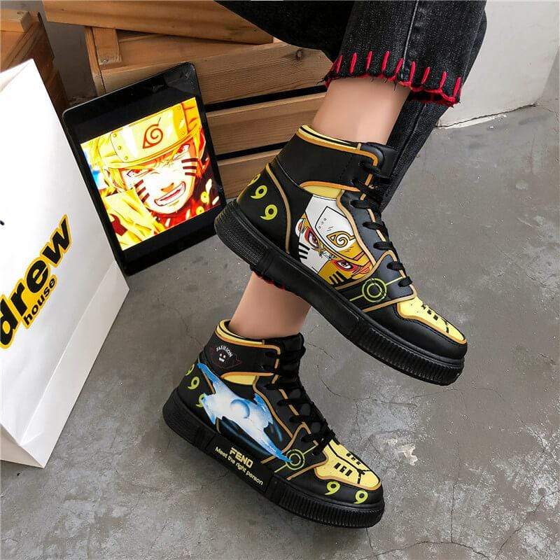 Anime Naruto Canvas Shoes Cosplay Sneakers Vulcanized Canvas Shoes-Naruto, Shoes - MoonCos