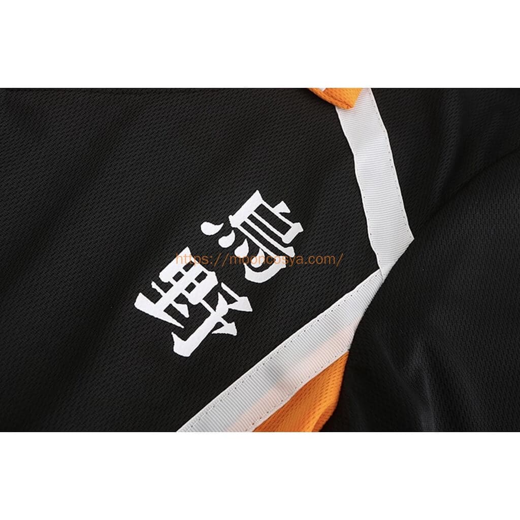 Haikyu !! Karasuno School Uniform Jersey Sweatershirt Cosplay Hinata Shoyo Full Set-Haikyu, New Arrivals - MoonCos