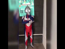 Load and play video in Gallery viewer, Ultraman Cosplay Helmet Headgear with light Ultraman Tiga Cos Wearable Suit Full set for Performance High quality Toy Ha
