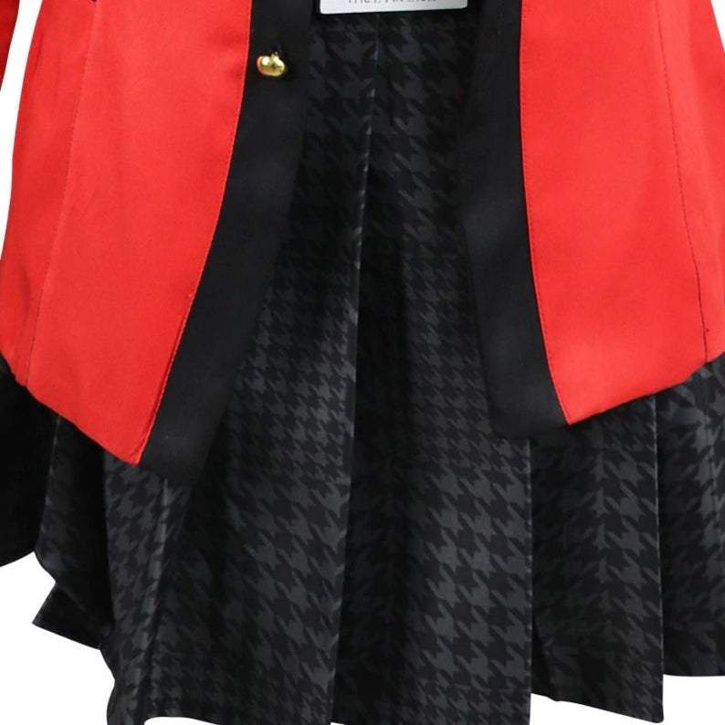 Yumeko Jabami Cosplay Costume Anime Kakegurui Cosplay Shirt Japanese School Girls Uniform Full Set Jacket+Shirt+Skirt+Stockings+Tie-Featured Collection, Kakegurui - MoonCos