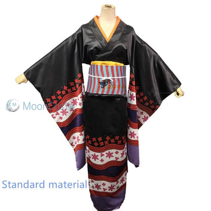 Nico Robin Kimono Cosplay Costume Anime One Piece Wano Country Cos-New Arrivals, One Piece - MoonCos