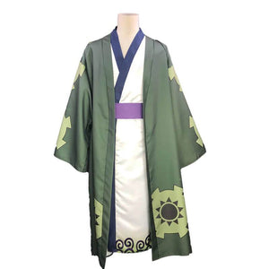 Channel Your Inner Swordsman with Roronoa Zoro's Kimono Cosplay Costume ...