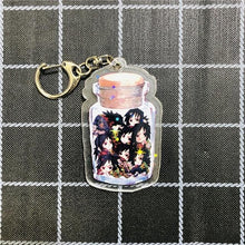 Load image into Gallery viewer, Anime Demon Slayer Cosplay Prop Accessory Keychain Acrylic Key Chain Keyring-Demon Slayer, Props - MoonCos
