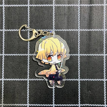 Load image into Gallery viewer, Anime Demon Slayer Cosplay Prop Accessory Keychain Acrylic Key Chain Keyring-Demon Slayer, Props - MoonCos

