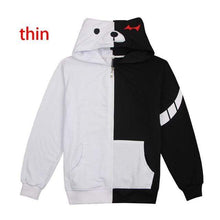 Load image into Gallery viewer, Danganronpa Monokuma Cosplay Hoodie Unisex Sweatshirt T-shirt Hooded Jacket-Dangangronpa - MoonCos
