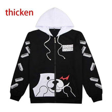 Load image into Gallery viewer, Danganronpa Monokuma Cosplay Hoodie Unisex Sweatshirt T-shirt Hooded Jacket-Dangangronpa - MoonCos
