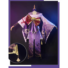 Load image into Gallery viewer, Raiden Shogun Cosplay Genshin Impact Cos costume Raiden Ei Full set Japanese style kimono-Genshin Impact, New Arrivals - MoonCos
